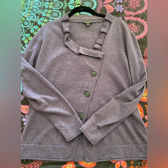 Merino Wool Lafayette 148 Sweater Size L - Picture 8 of 9